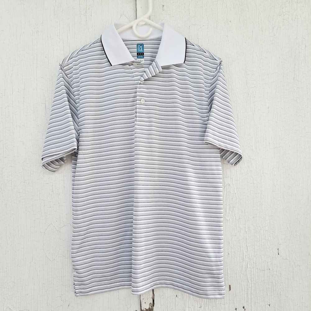 PGA Tour Polo Airflux Short Sleeve Shirt Medium